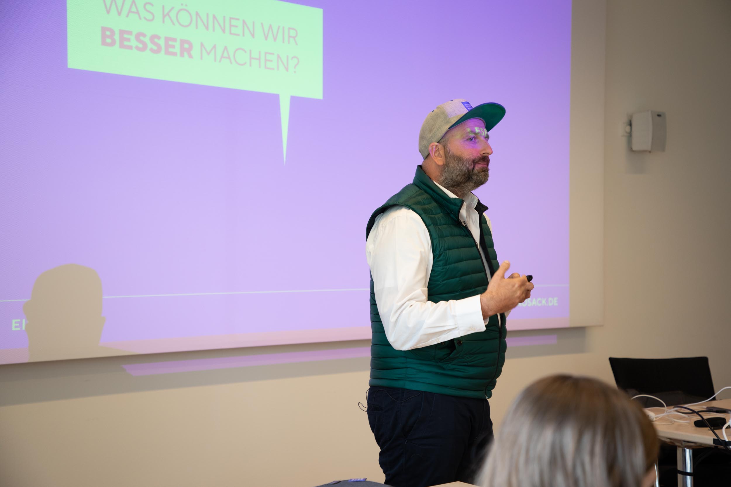 Reimar Kosack bei Workshop